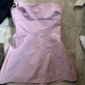 Zara Short Strapless Bow Dress